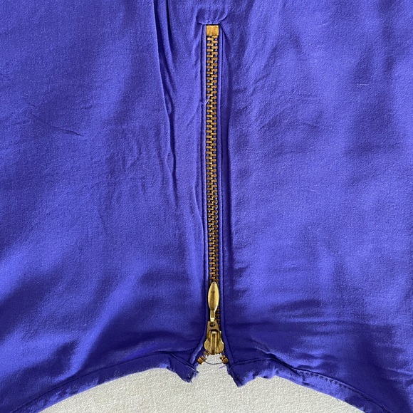 Blue cut sleeves Top - Picture 6 of 7